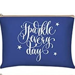 Sparkle every day makeup bag 💄